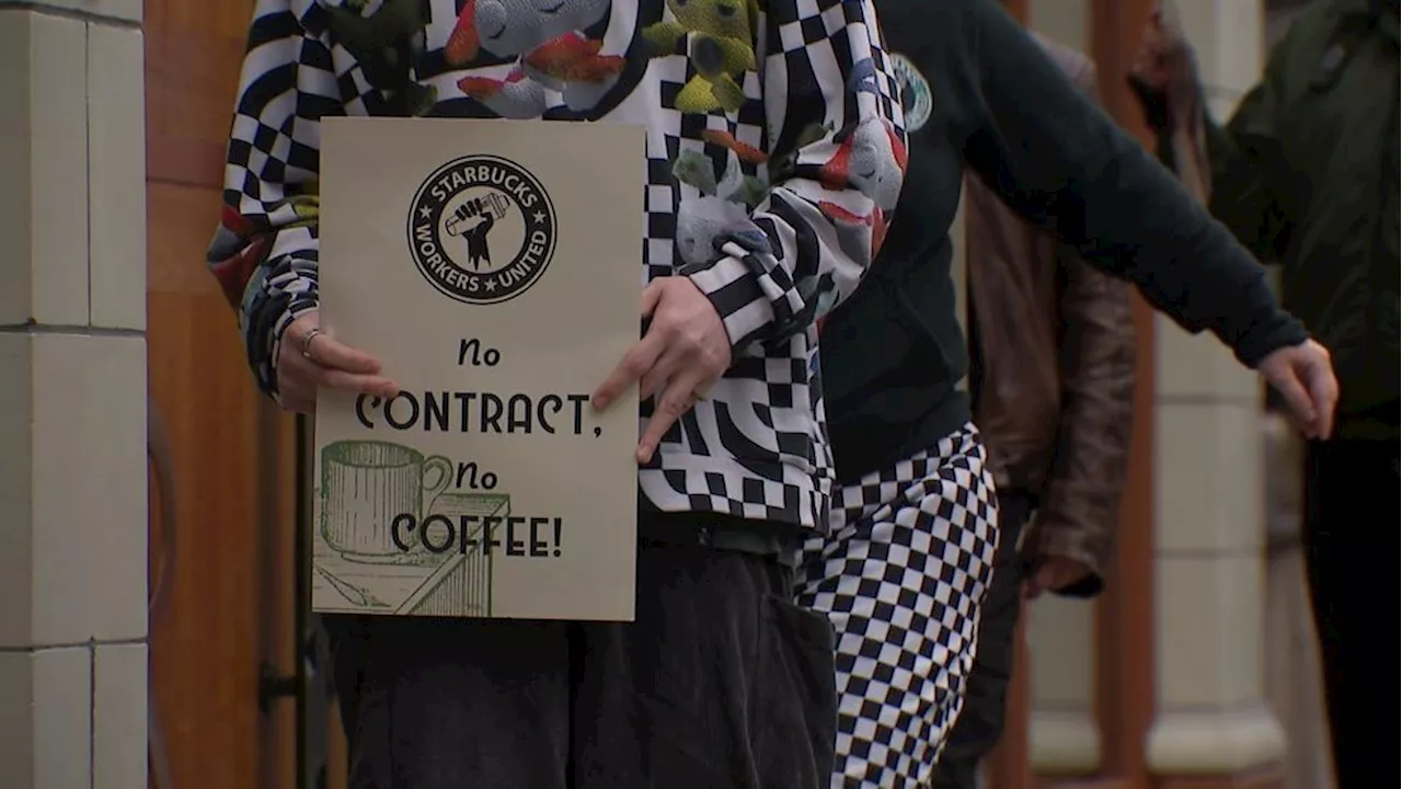 Starbucks Workers Strike Over Contract Disputes