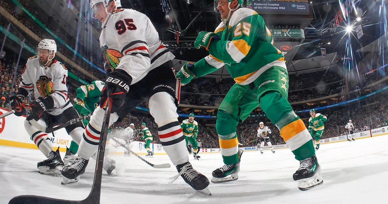 Faber's Late Goal Lifts Wild Over Blackhawks