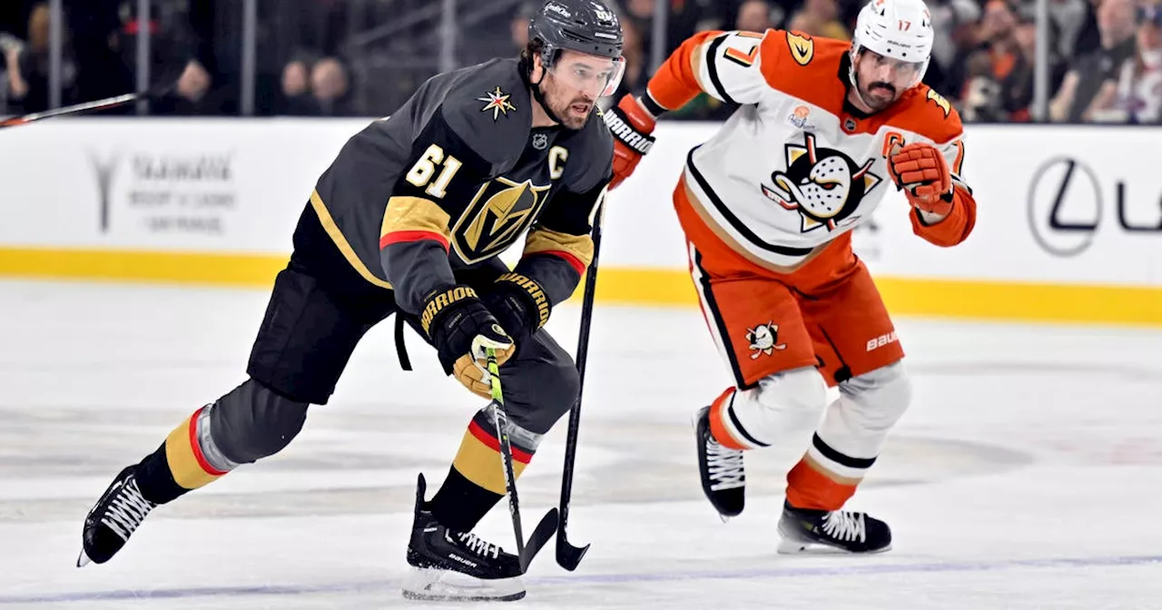 Golden Knights Top Ducks 3-1