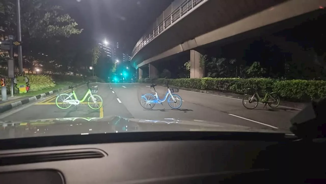 Youths Arrested After Leaving Bicycles Blocking Singapore Road