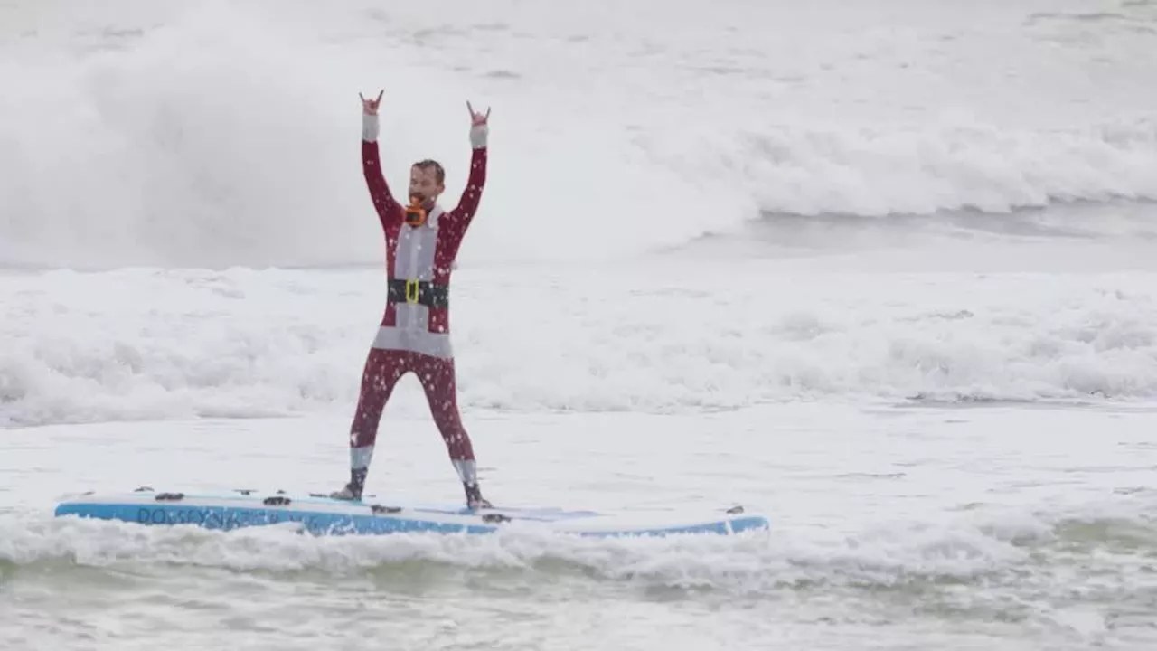 Papais Noel Surfistas: Natal com Surfe e Foco na Saúde