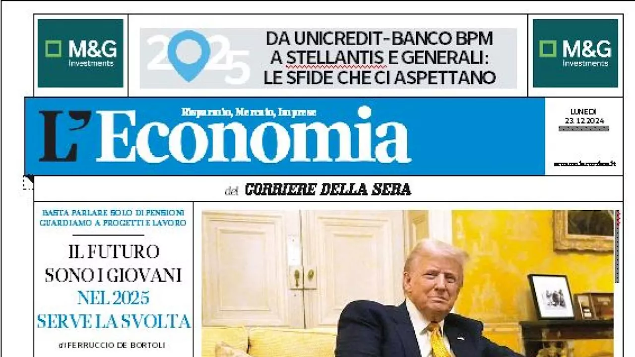 Trump, l'uomo dell'anno anche per l'economia