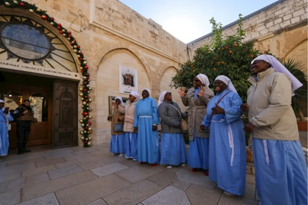 Noël à Bethléem, un 'échappatoire' à la guerre pour les chrétiens de Terre sainte