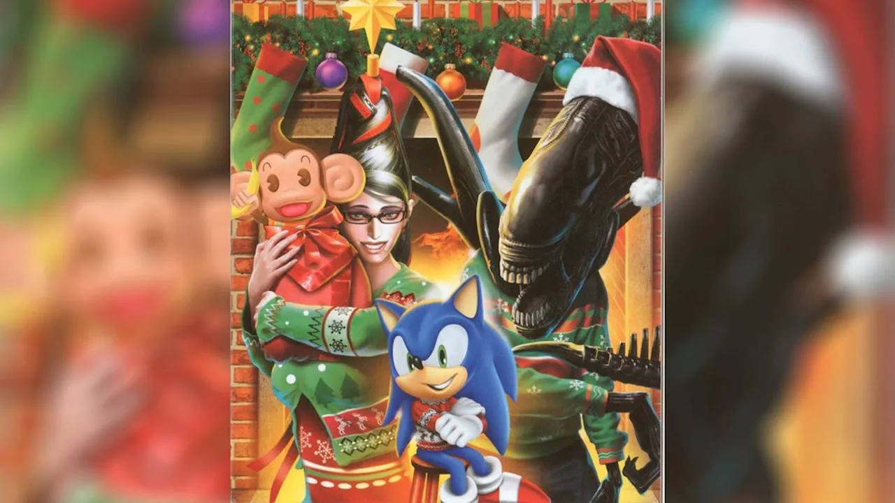 Sega's Bizarre Christmas Art: A Festive Enigma