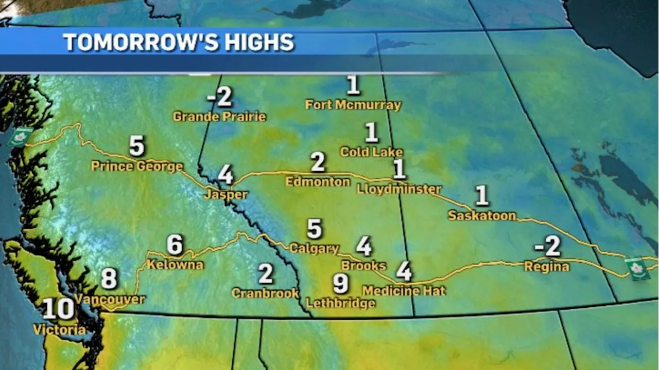 Alberta Weather Forecast: Mild Temperatures Continue into Christmas