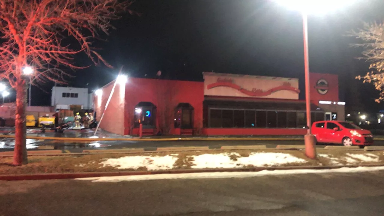 Fire Reported Outside Calgary Paul's Pizza