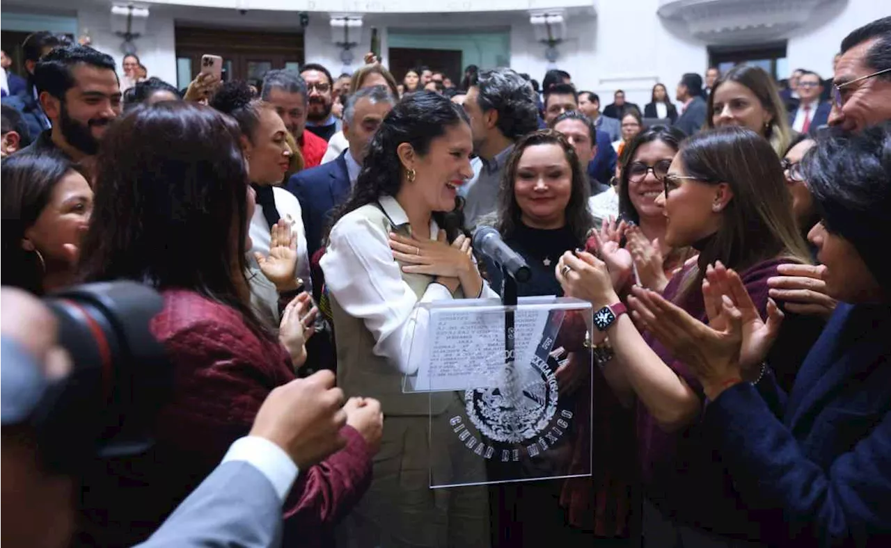 Bertha Alcalde es aprobada como nueva fiscal de la CDMX