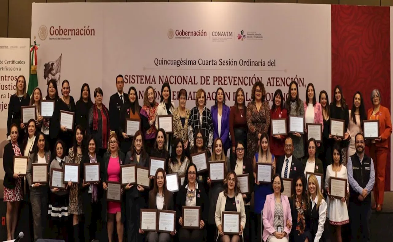 CJM Morelos Recibe Reconocimiento por Atención a Mujeres Víctimas de Violencia