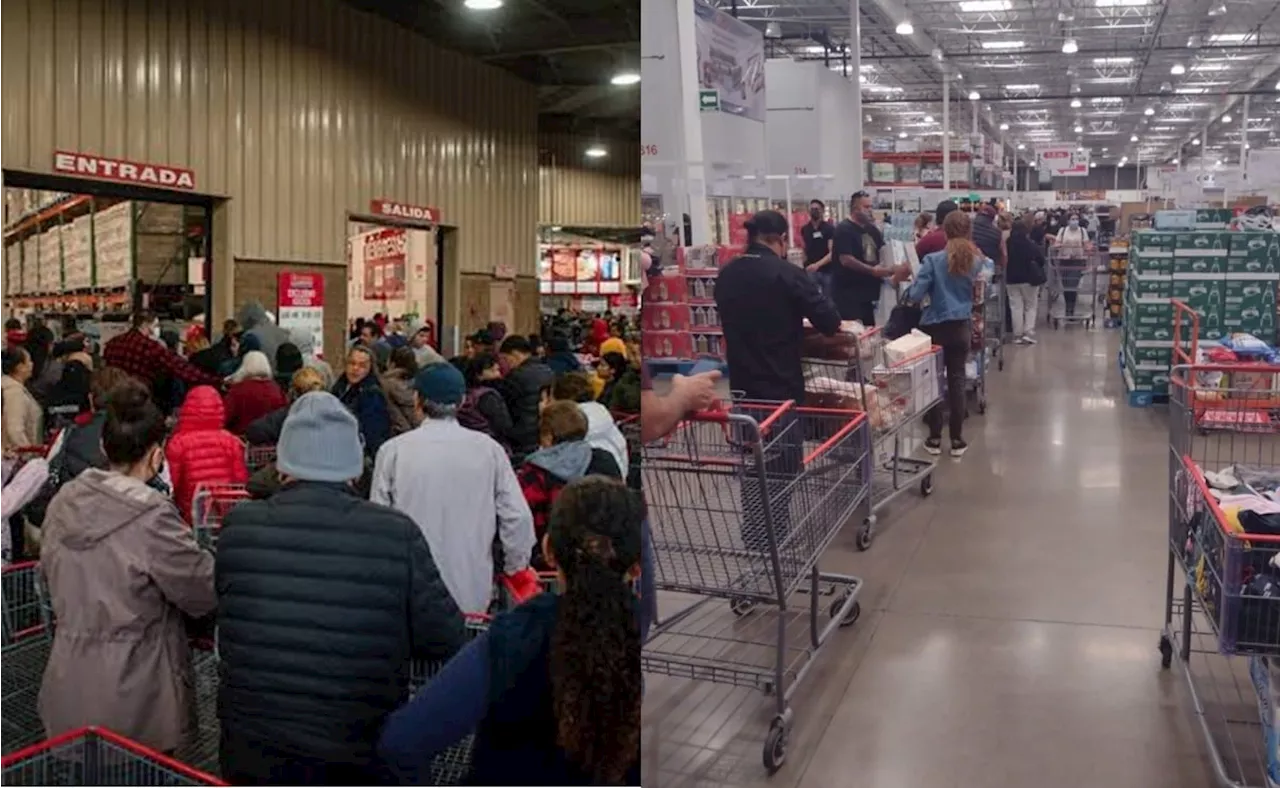 Costco en México se llena de compradores en vísperas de Navidad