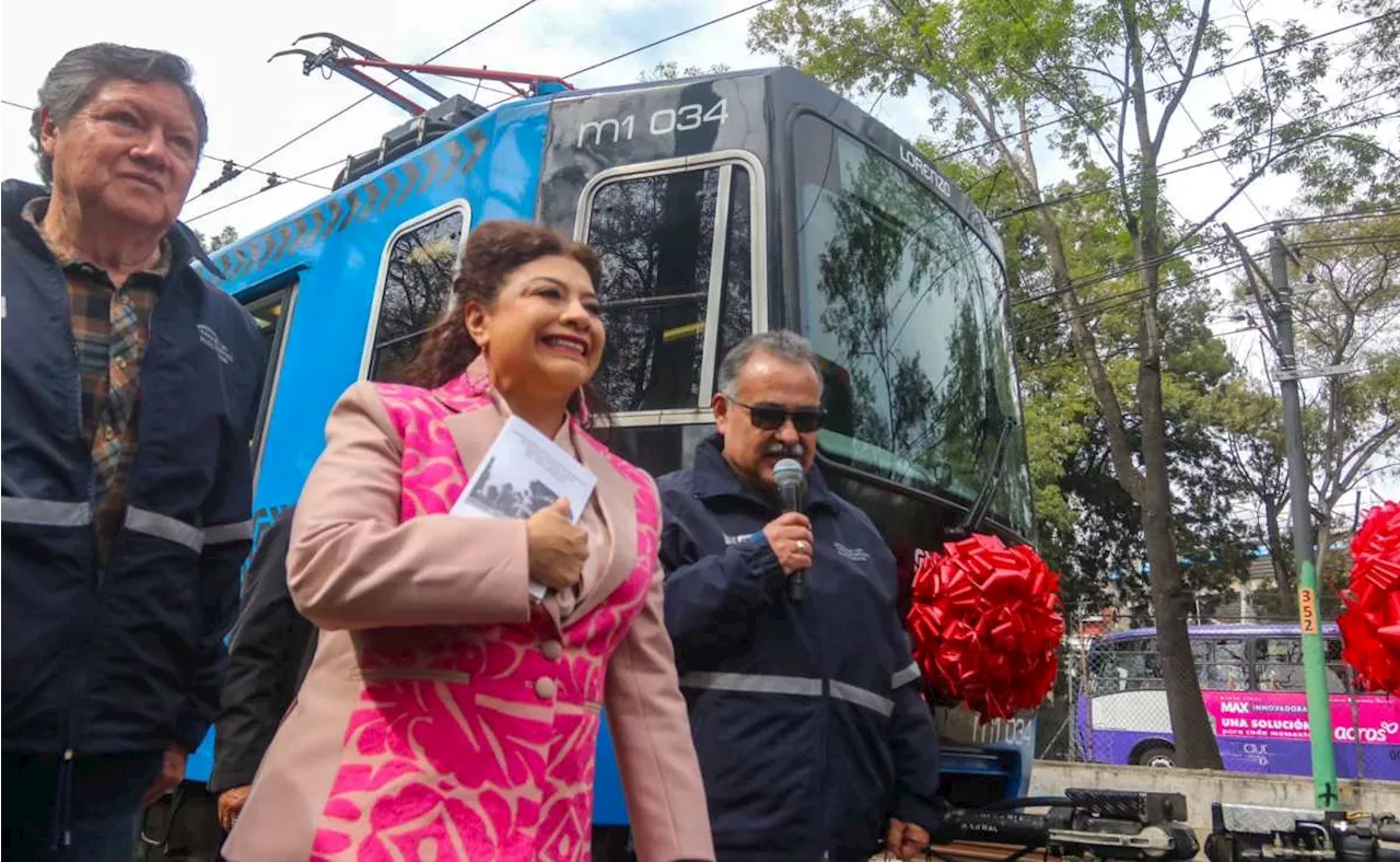 Llega la Navidad al Tren Ligero; incorporan tres unidades rehabilitadas