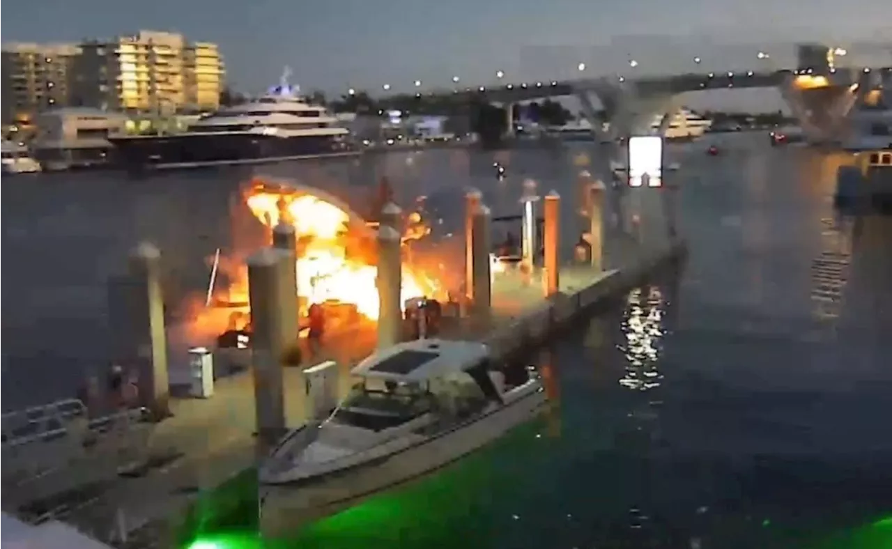 Reportan explosión en Marina del Sur de Florida; hay un muerto y cinco heridos VIDEO