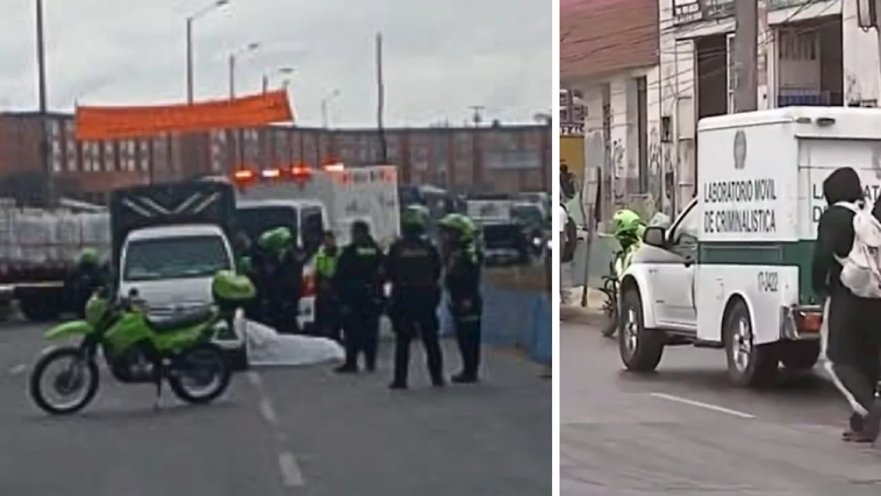 Asesinato a tiros en Bogotá causa cierre de avenida