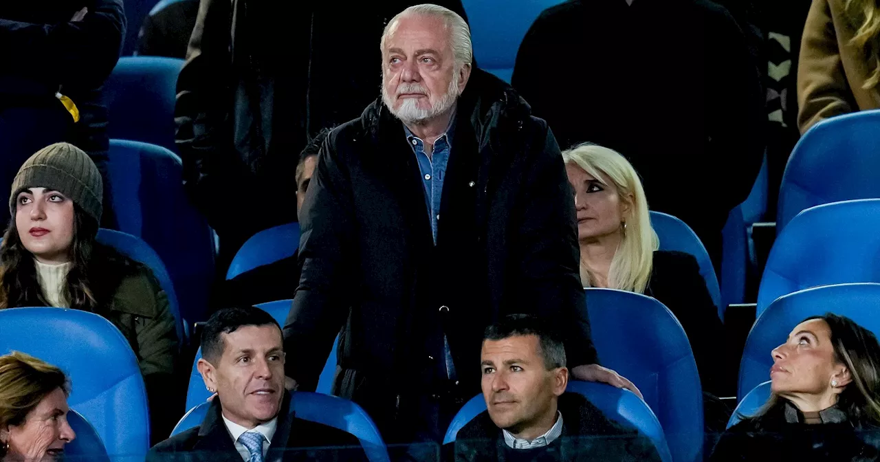 De Laurentiis si Assume la Responsabilità dei Primi 6 Mesi Negativi del Napoli