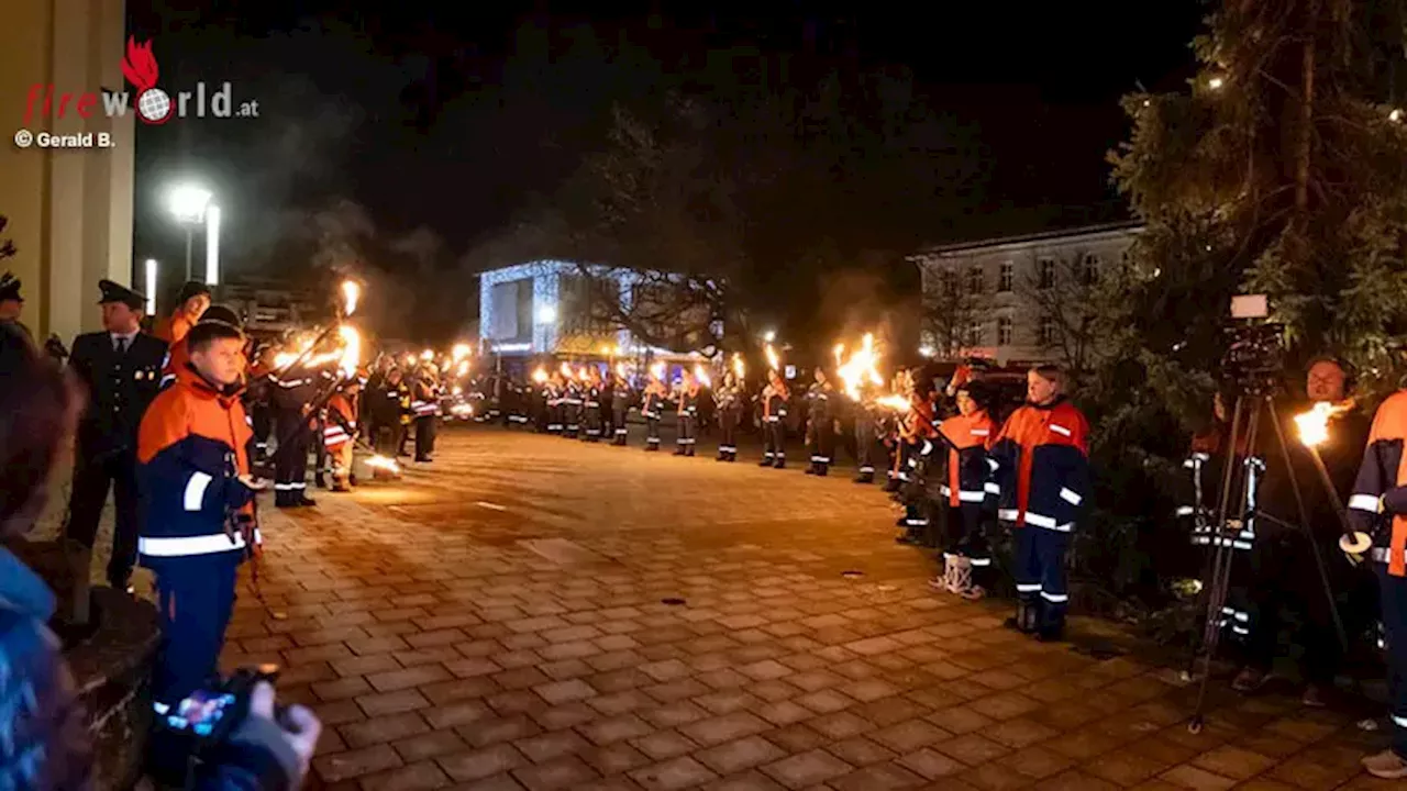 Oö: Großer Friedenslichtempfang 2024 im Bezirk Braunau