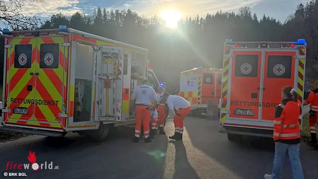 Sieben Leichtverletzte bei Auffahrunfall auf der B20 bei Triebenbach