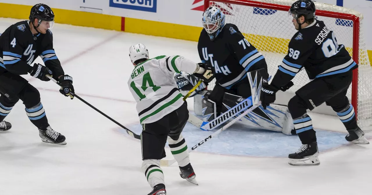 Dallas Stars Edge Utah 3-2