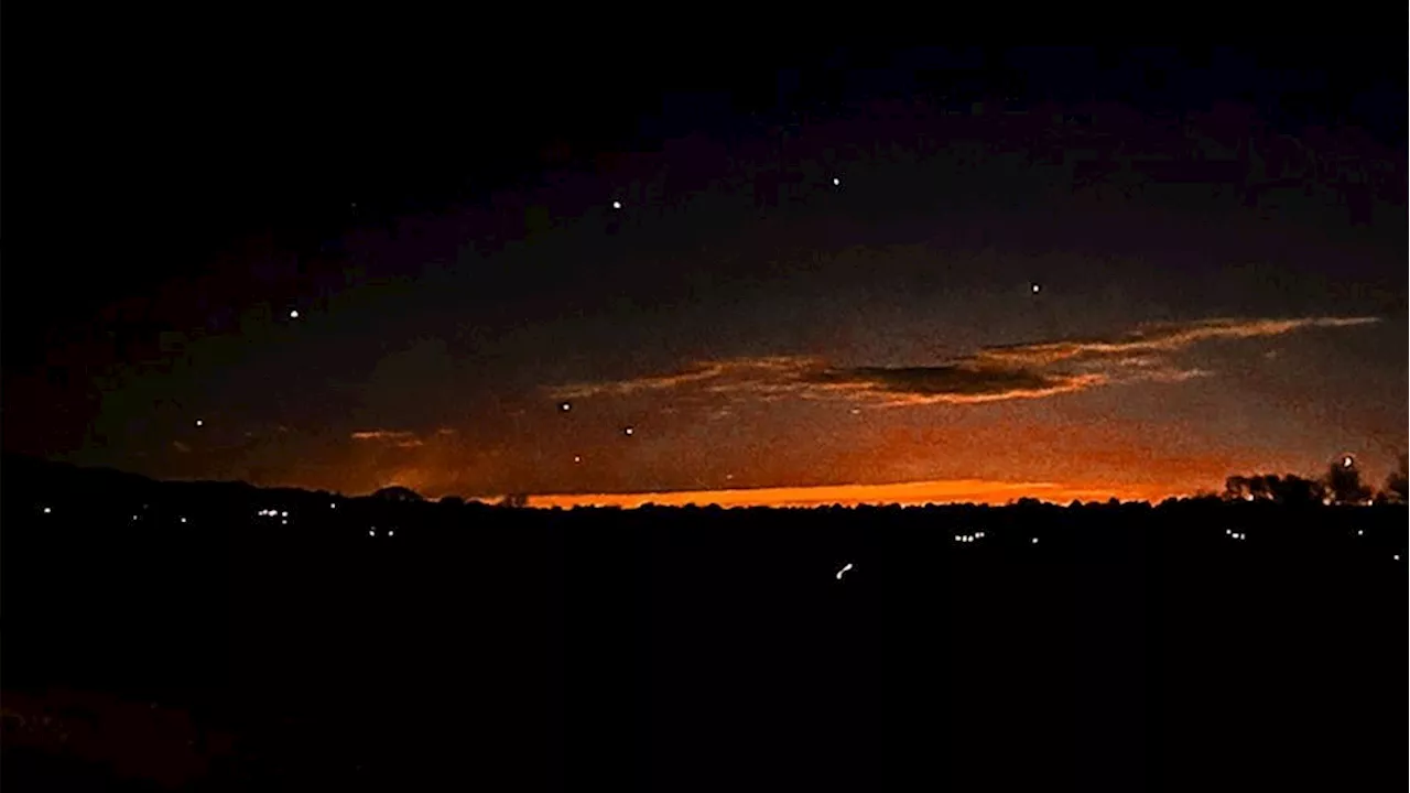 Drones Light Up New Jersey Night Sky