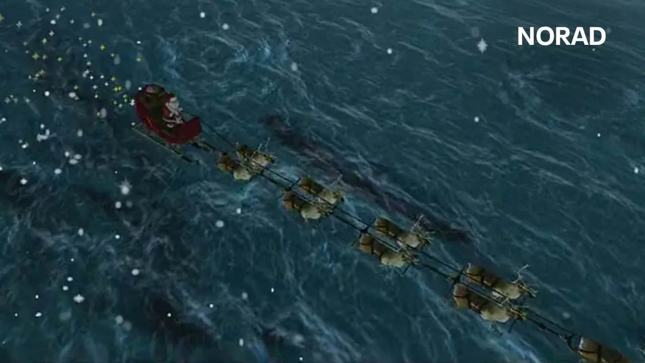 NORAD Tracks Santa Claus on Christmas Eve