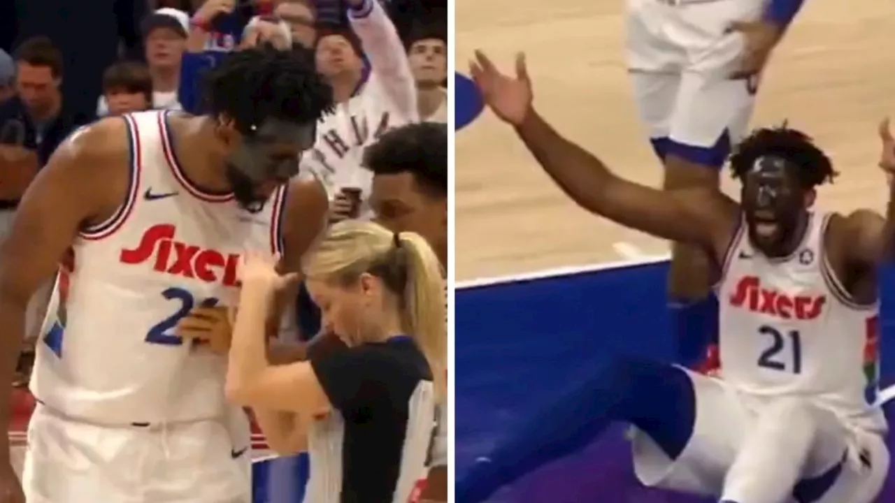 Embiid Ejected After Heated Exchange with Officials