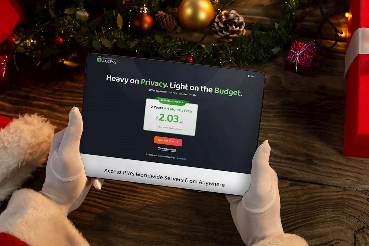 Get Private Internet Access at an All-Time-Low Price This Christmas