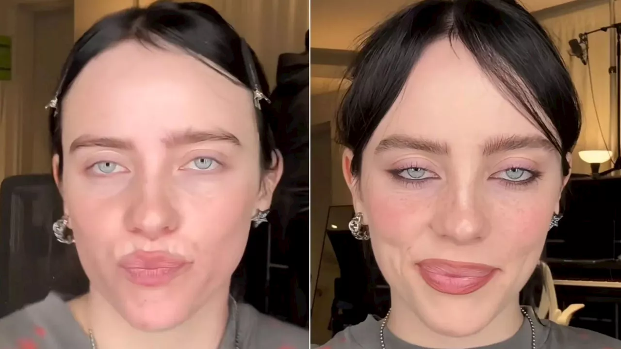 Billie Eilish's Show-Ready Makeup Routine Revealed