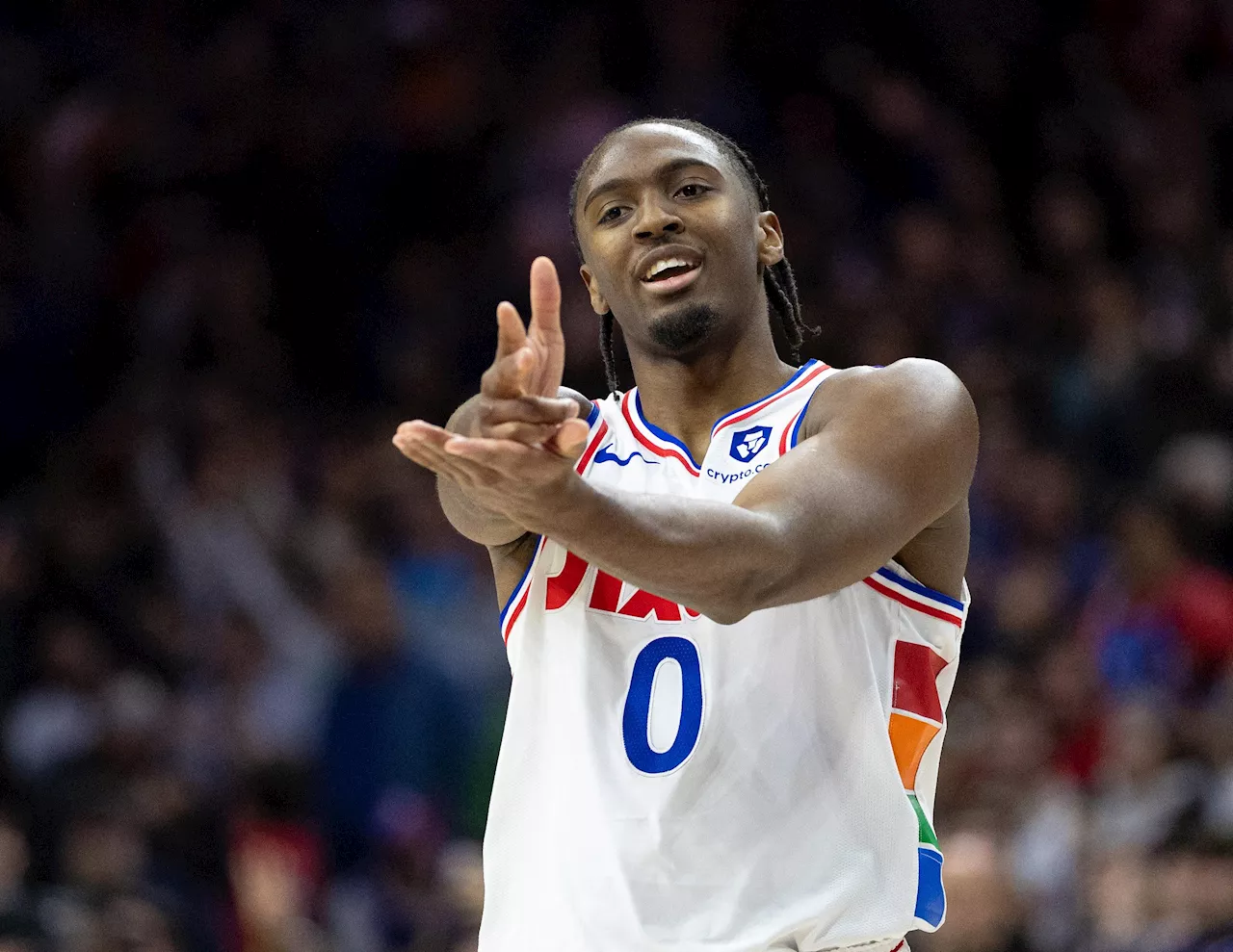 NBA: Tyrese Maxey shines late as 76ers hold off Spurs