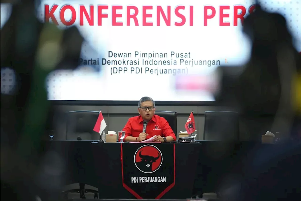 Ditetapkan Tersangka, Hasto Seharian Berada di Kantor DPP PDI-P