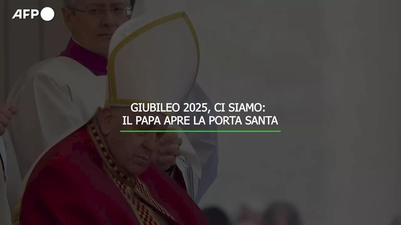 Giubileo 2025: Papa Francesco apre la Porta Santa