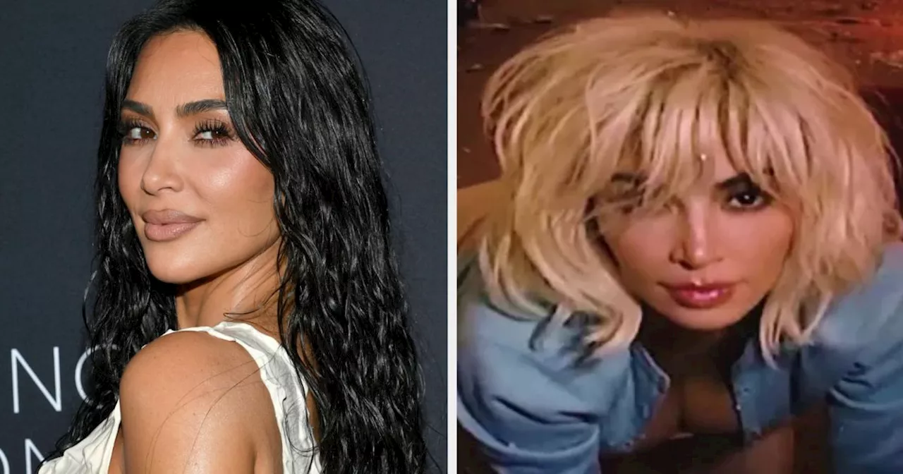 Kim Kardashian Releases Bizarre '90s-Themed 'Santa Baby' Cover