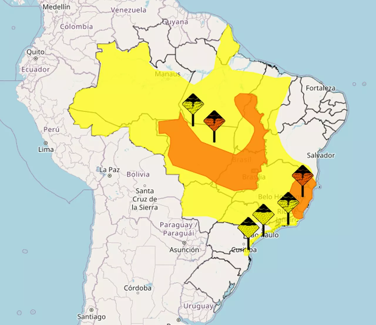 Chuvas Intensas Preveem Véspera de Natal em Diversas Regiões do Brasil