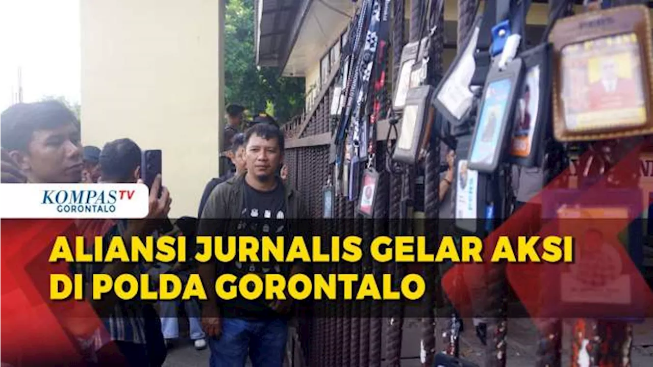 Jurnalis di Gorontalo Demo Atasi Intimidasi