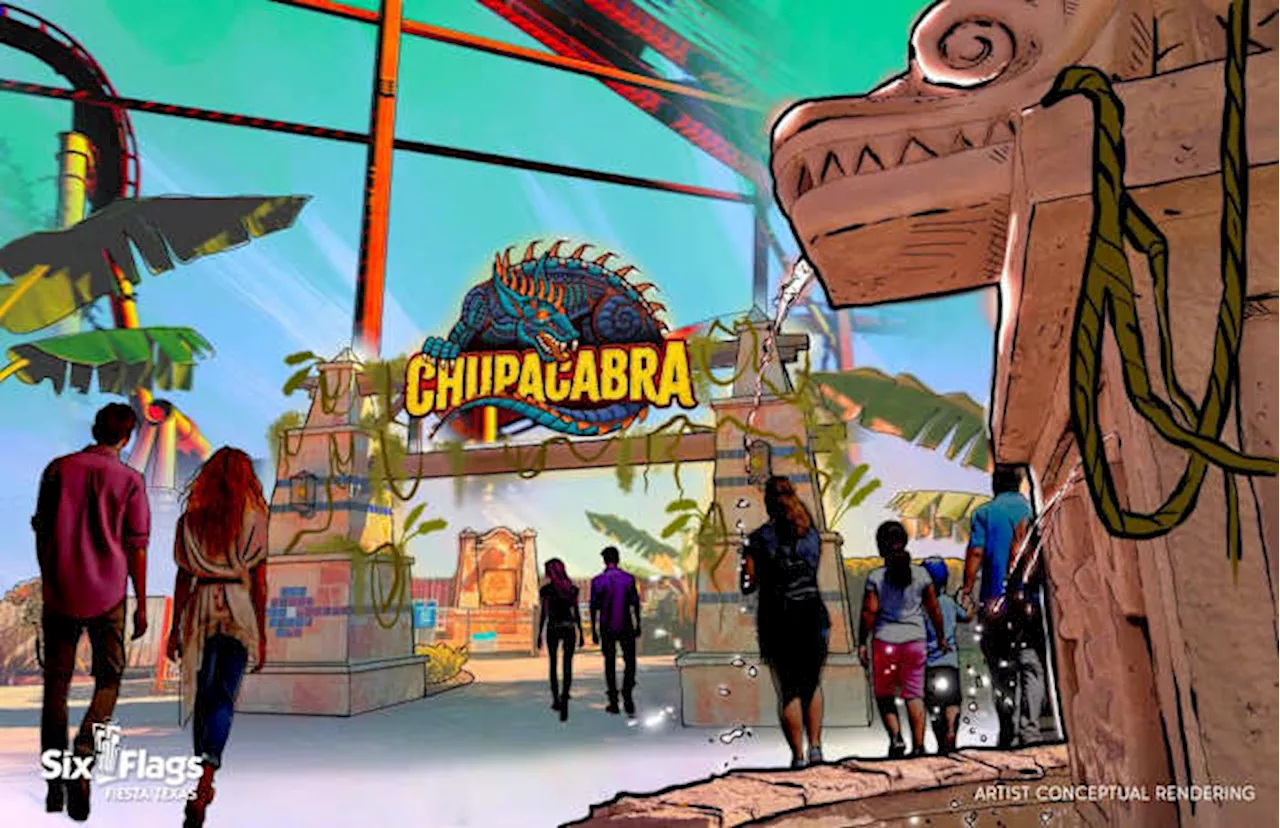 Six Flags Fiesta Texas Reimagines Goliath as Chupacabra Roller Coaster