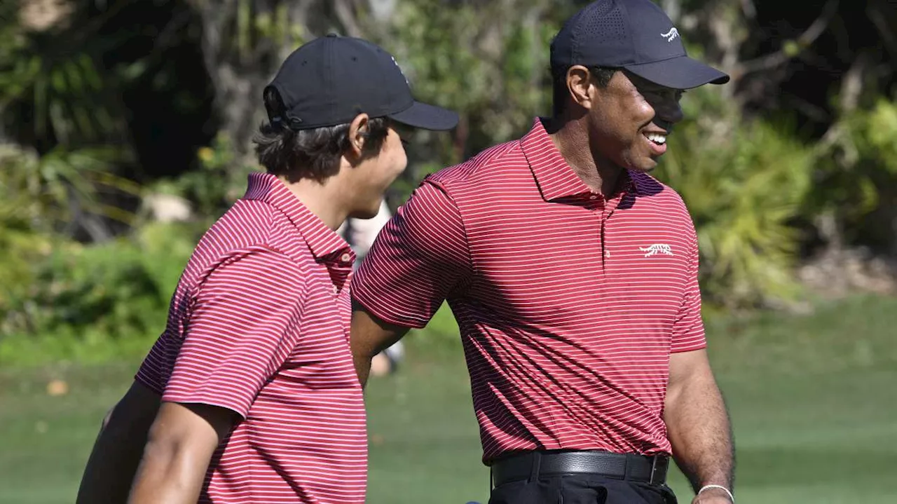 Charlie Woods Makes Hole-in-One With Dad Tiger at PNC Championship