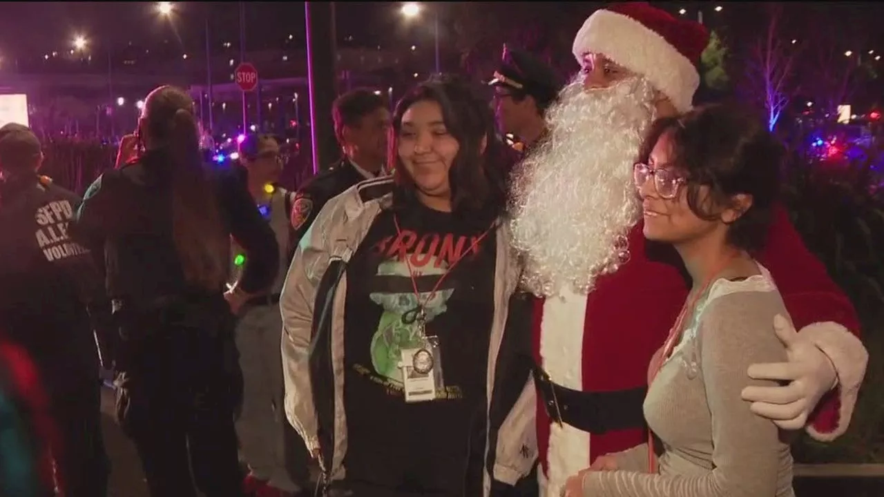 SFPD Spreads Holiday Cheer to Hospitalized Children