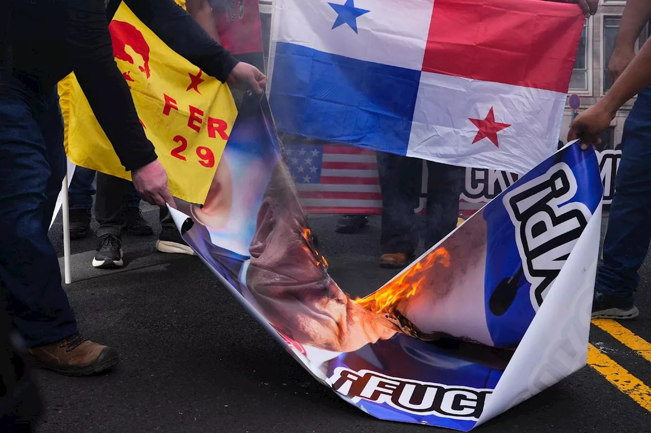 «Pas touche au canal»: manifestation contre Trump au Panama