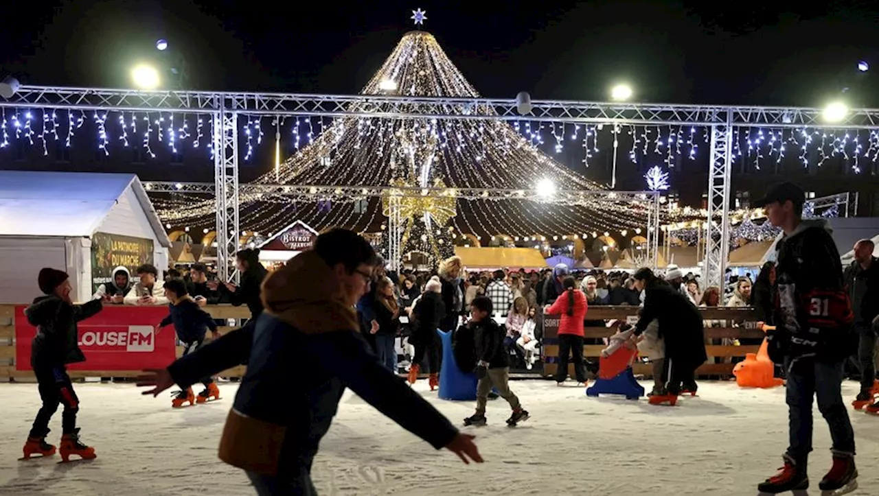 Marché de Noël à la Place du Capitole : Un village enchanté et une patinoire