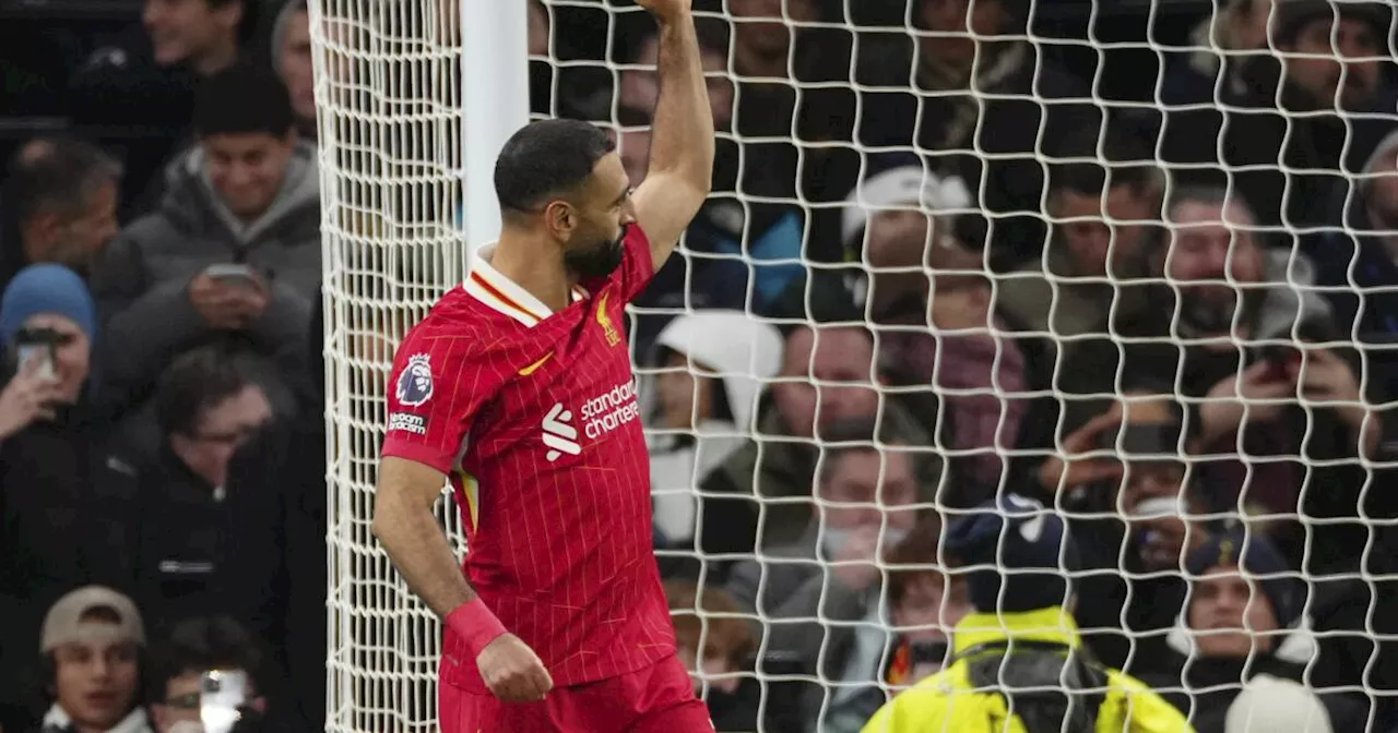 Salah Scores Two and Assists Two in Liverpool's Win Over Tottenham