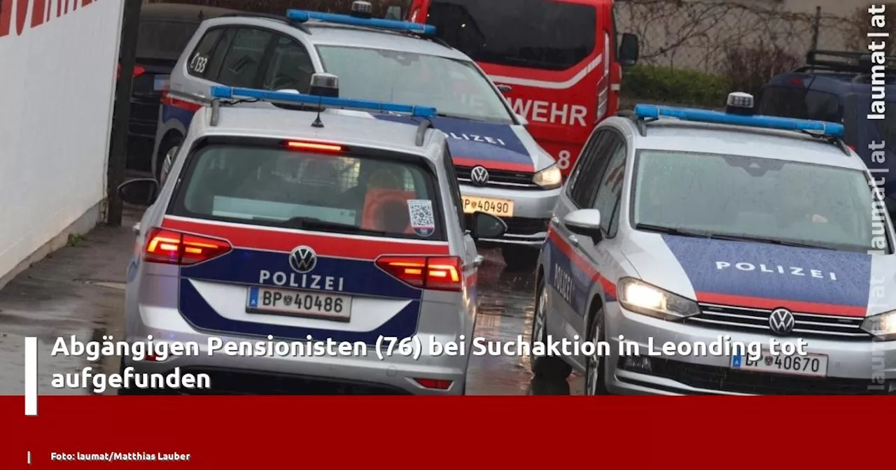 Suchaktion nach Demenzkranken in Leonding endet tödlich