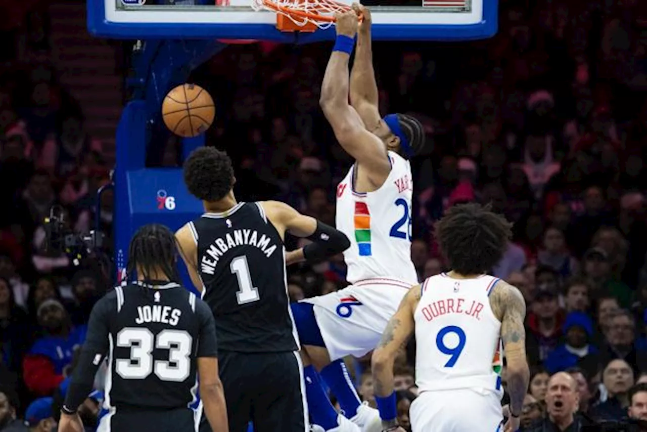 Yabusele guide les 76ers à la victoire face à Wembanyama et les Spurs