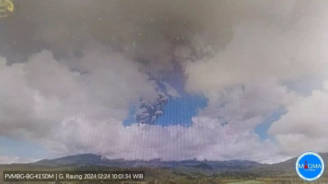 Gunung Raung Erupsi