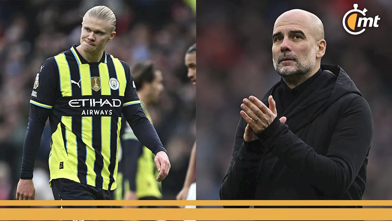 Pep Guardiola defiende a Haaland en plena crisis del Manchester City