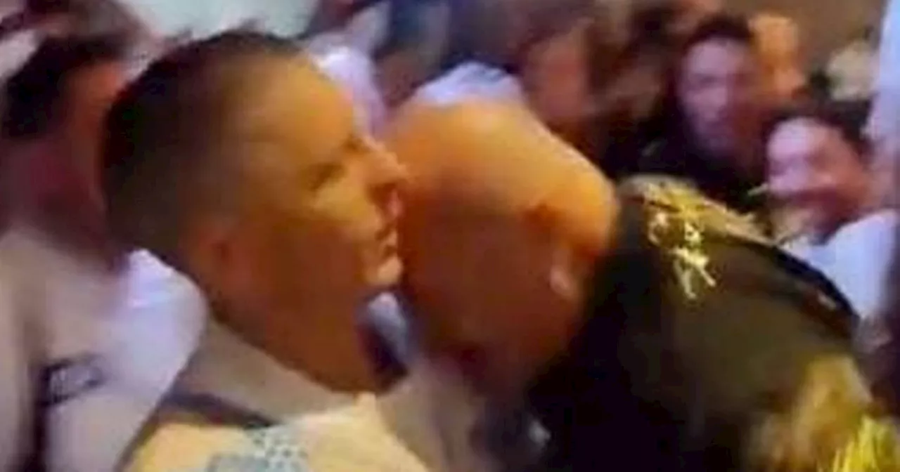 Tyson Fury and Usyk Entourage Member Shake Hands After May's Headbutt Controversy