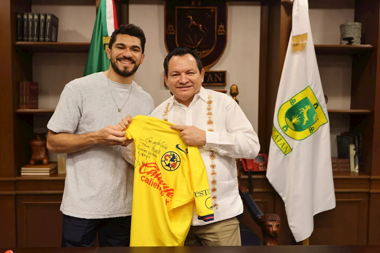 Díaz Mena impulsa al deporte tras reunión con Henry Martín en Yucatán