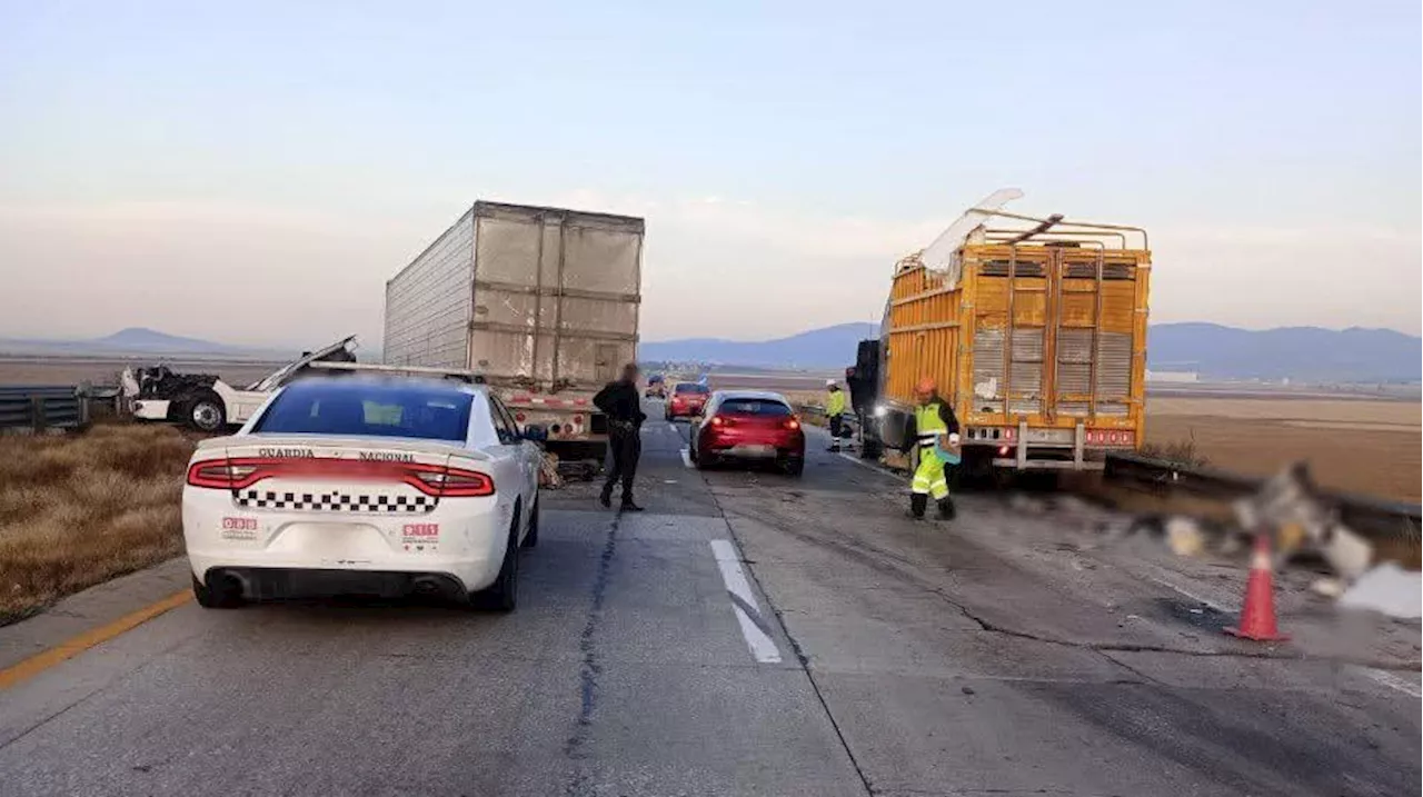 Fatal accidente de trailer en Hidalgo deja mujer muerta y dos heridos