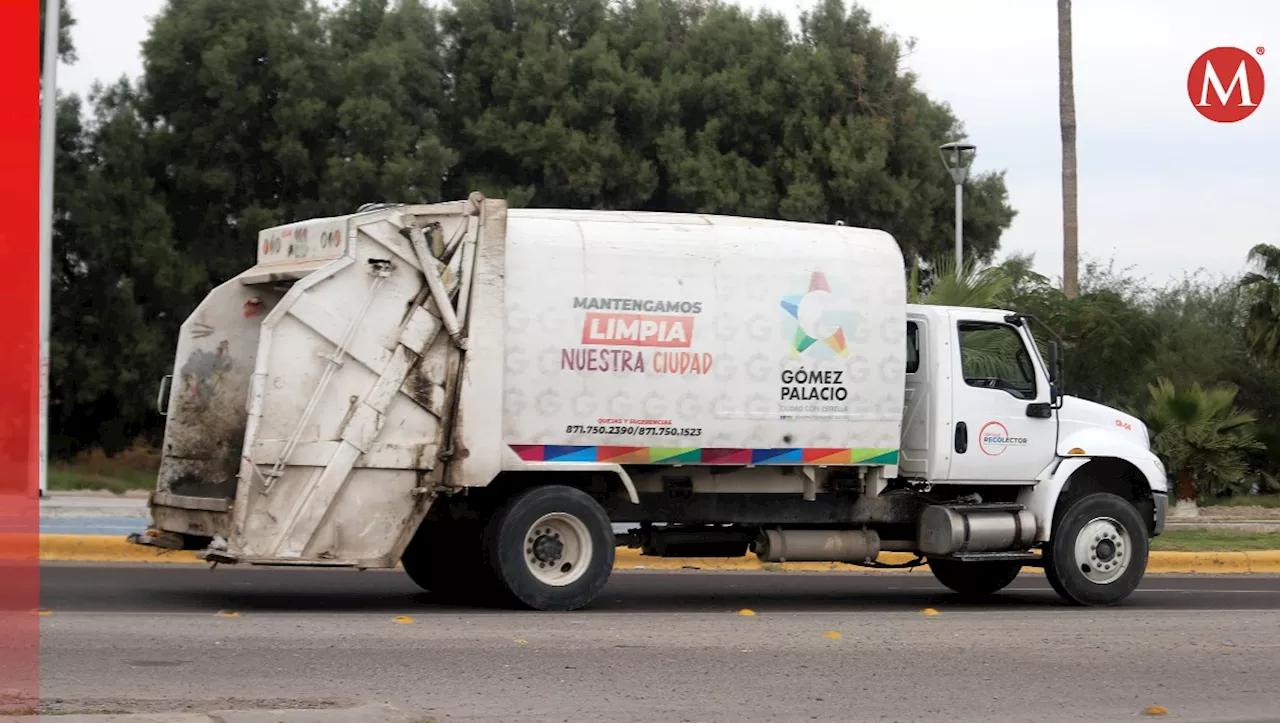 ¿Habrá servicio de recolección de basura en Navidad y Año Nuevo en Gómez Palacio?