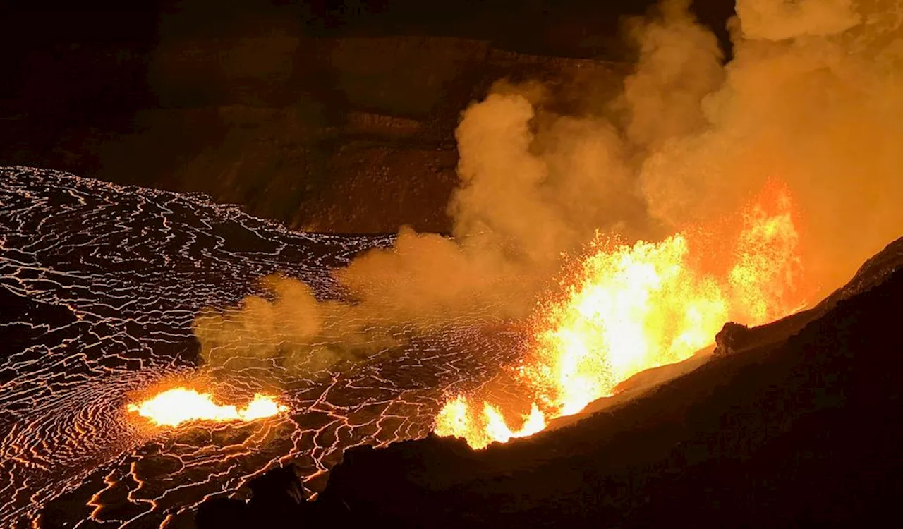 Kilauea Vulkan auf Hawaii Ausbruch