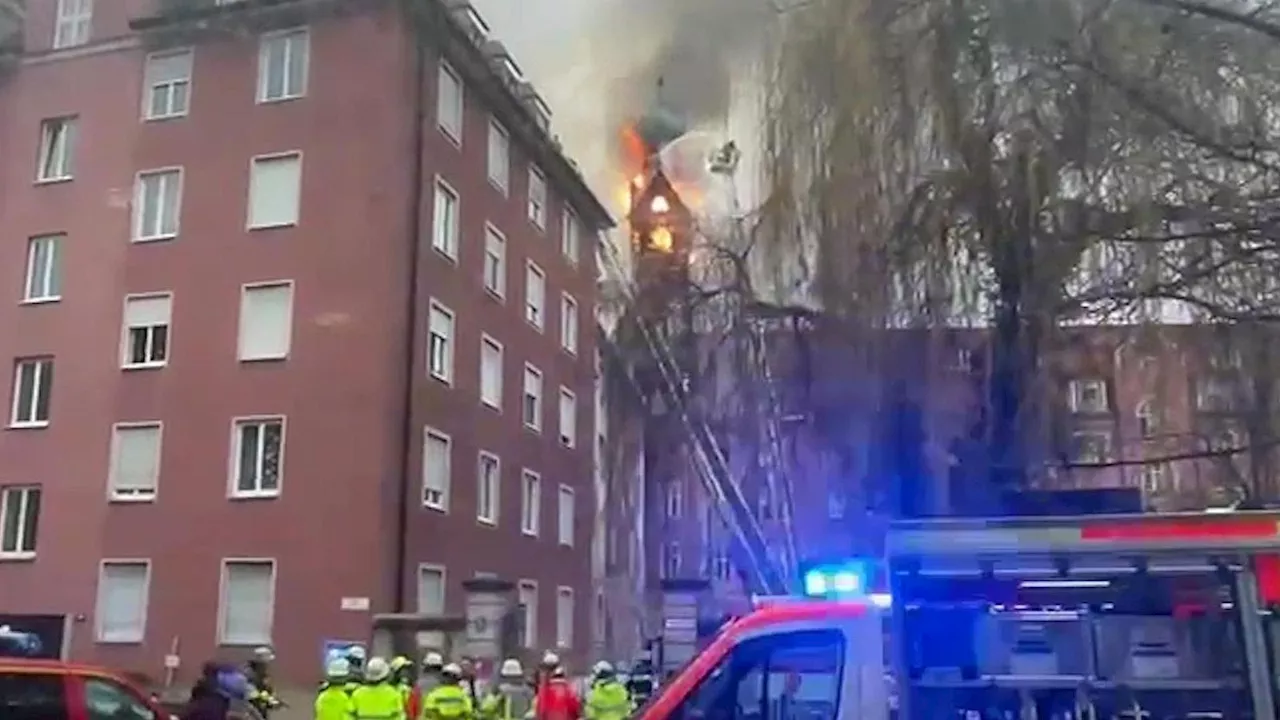 Brand in Münchner Seniorenheim: 7 Verletzte, starke Rauchentwicklung