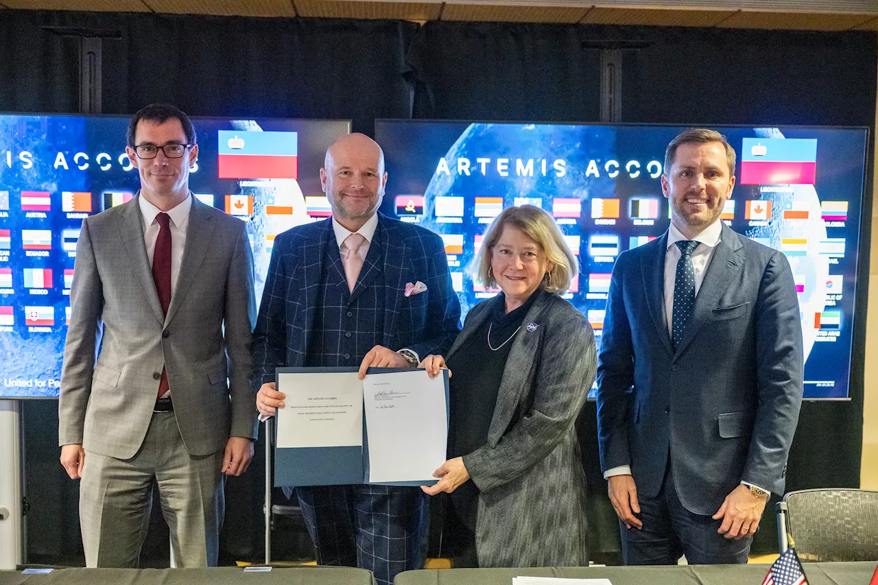 Liechtenstein Joins Artemis Accords, Committing to Responsible Space Exploration