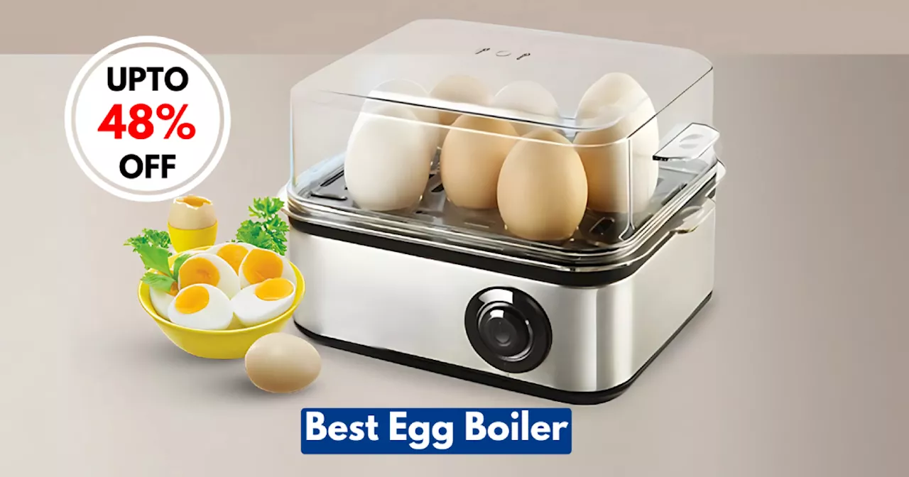 Amazon पर पाएं Egg Boiler 48% तक डिस्काउंट