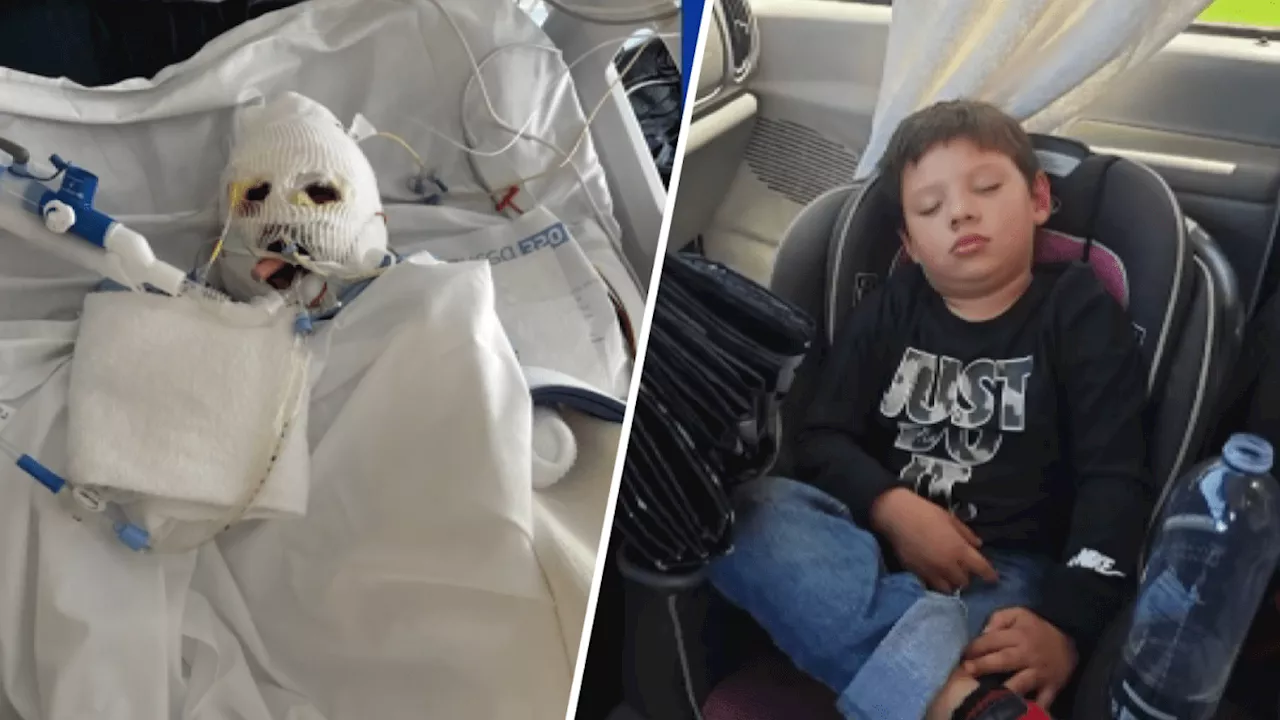 5-year-old boy survives fiery crash in San Bernardino County that killed father, grandparents